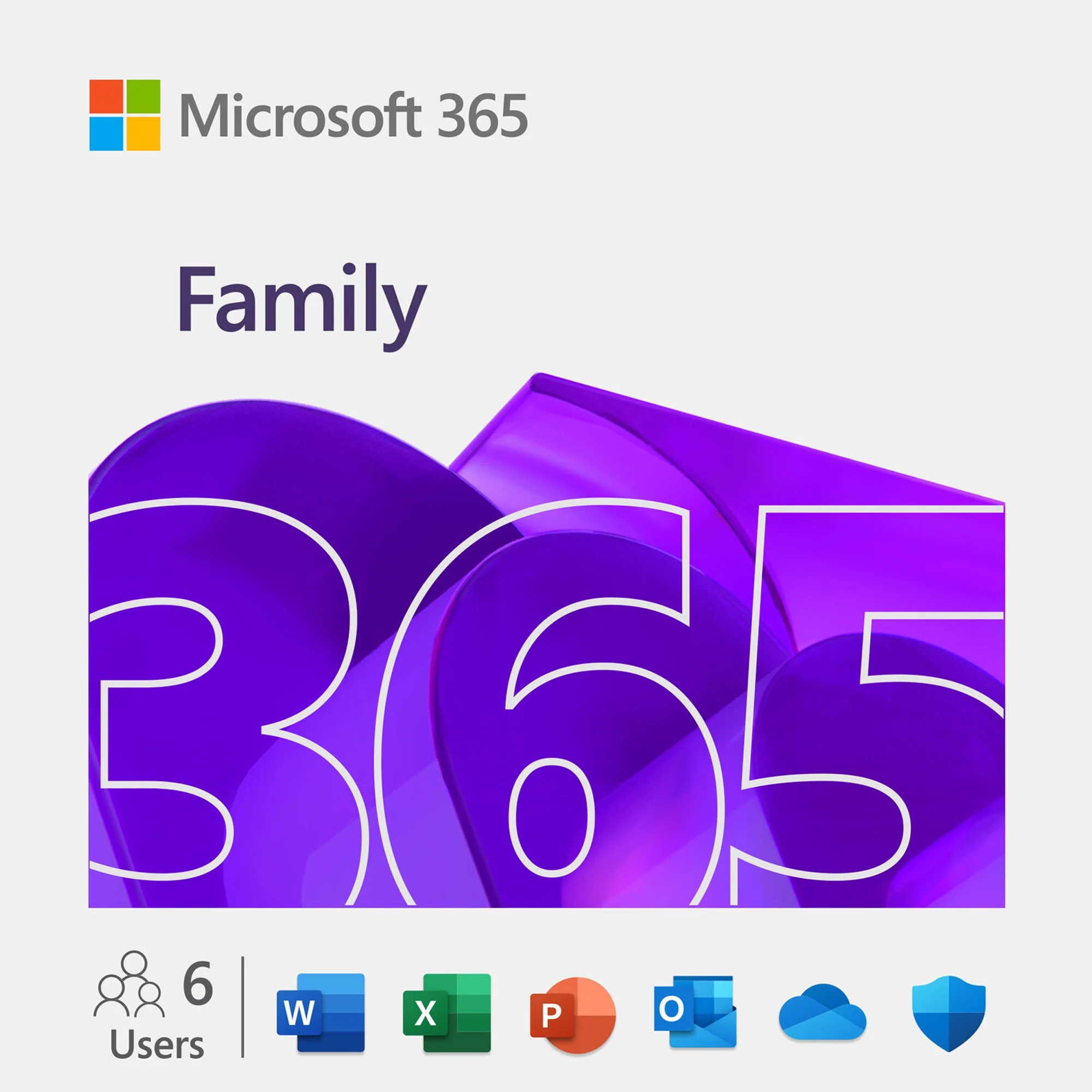 365 Family - Subscription - 30 Device, 6 User - 1 Year.
